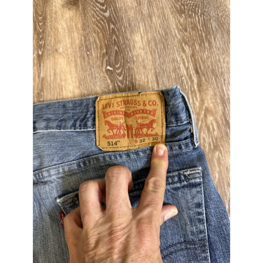 Levi's 514 Jeans‎ 32 30 Straight Leg Light wash Lightweight